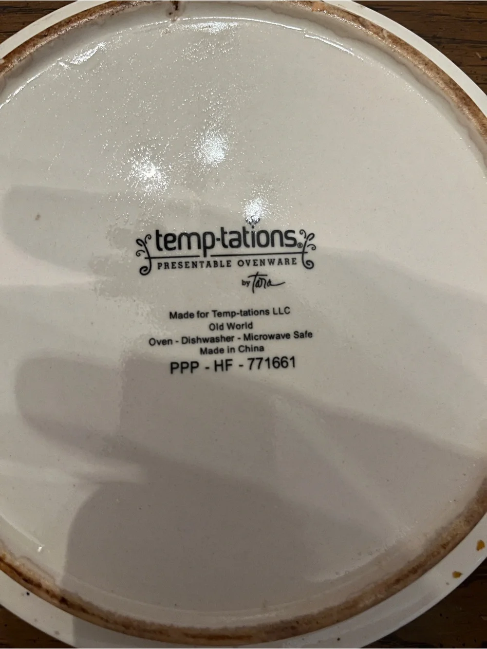 Temptations Old World Confetti Hand-Painted Ceramic Serving Set